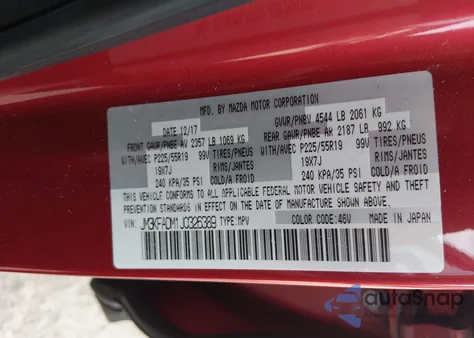 2018 Mazda Cx-5 Grand Touring из США, поврежденный, VIN JM3KFADM1J0326389